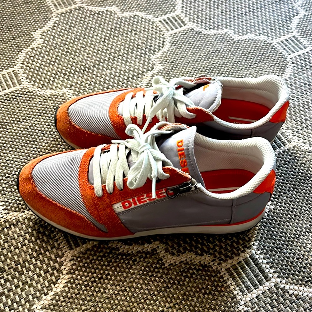 Diesel Sneaker Shoes w/ Zipper Detail